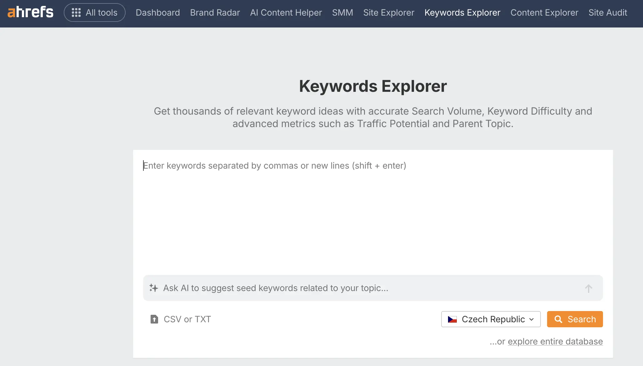 Ahrefs Keywords Explorer